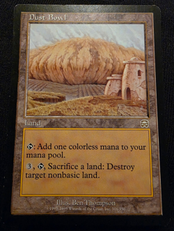 Dust Bowl Mercadian Masques Rare Lightly Played MTG Magic - Image 2