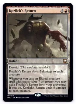 Kozilek's Return NM Commander: Modern Horizons 3 0214 MTG Regular - Image 1