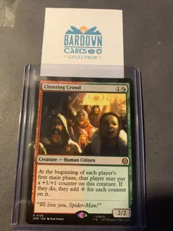 Cheering Crowd X1 NM Marvel's Spider Man MTG - Image 1