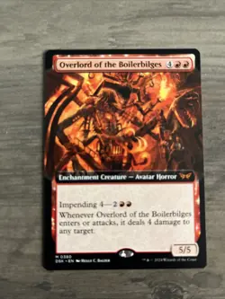 Overlord of the Boilerbilges - Extended Art DSK NM MTG - Image 1