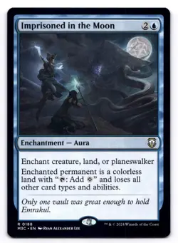 Imprisoned in the Moon NM Commander: Modern Horizons 3 0188 MTG Regular - Image 1