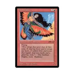 WOTC MtG Arabian Nights Bird Maiden - Light (C2) EX - Image 1