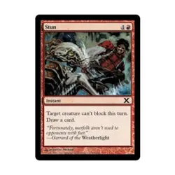 WOTC MtG 10th Ed Stun (C) (Foil) NM - Image 1