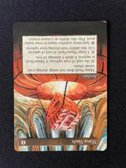 MTG Mana Vault Altered Art Full Art - Heavily Played Rear - Image 2
