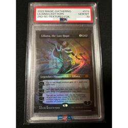 MTG Double Masters 2022 PSA 10 Liliana the Last Hope Showcase Textured Foil POP6 - Image 1