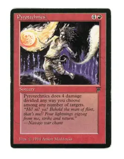 Pyrotechnics - Magic the Gathering MTG - LEGENDS - Image 1
