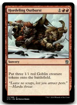 MTG Hordeling Outburst U Khans of Tarkir 111 LP - Image 1