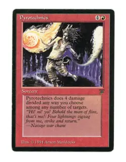 Pyrotechnics - Magic the Gathering MTG - LEGENDS - Image 1