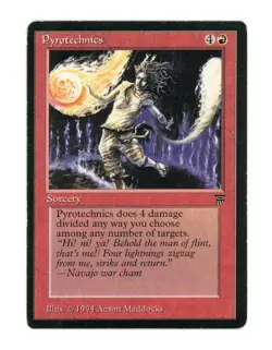 Pyrotechnics - Magic the Gathering MTG - LEGENDS - Image 1