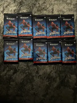 10x MTG Booster Pack Marvel's Spider-Man - Play Booster Pack New - Image 1