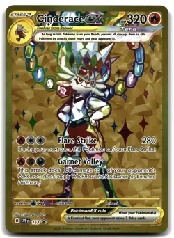 Cinderace ex #2 163 Pokemon SV: Scarlet & Violet Promo Cards - Image 1