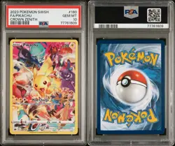Pokemon Pikachu 160/159 PSA 10 SWSH Crown Zenith Full Art Secret 2023 - Image 3