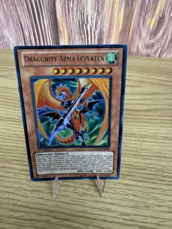 Yugioh x1 Dragunity Arma Leyvaten SDDL-EN001 1st Ed Ultra (Moderate Play!) - Image 1