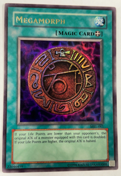 Yugioh MRL-061 Megamorph Ultra Rare Unlimited Vintage Original - Image 1
