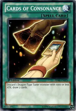 Cards of Consonance SDBE-EN025 Common 1st Edition LP YuGiOh TCG Card - Image 1