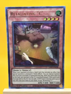Yugioh! LP Retaliating "C" - GFP2-EN108 - Ultra Rare - 1st Edition Lightly Playe - Image 1