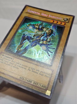 Elemental Hero Sparkman EHC2-EN001 Secret Rare Limited Edition Yugioh 7812 - Image 2