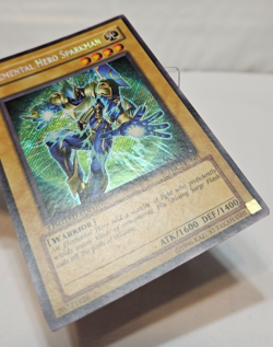 Elemental Hero Sparkman EHC2-EN001 Secret Rare Limited Edition Yugioh 7812 - Image 5