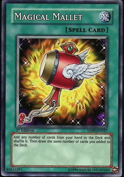 Magical Mallet - SD09-EN027 - Common - 1st Edition - Yugioh TCG Card - Image 1