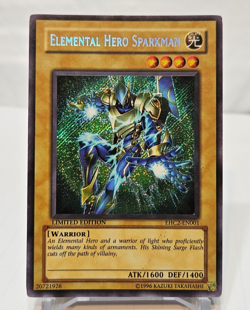 Elemental Hero Sparkman EHC2-EN001 Secret Rare Limited Edition Yugioh 7811 - Image 1