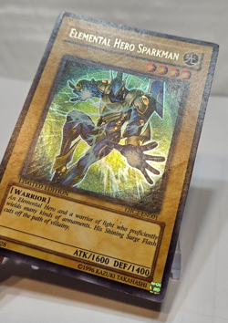 Elemental Hero Sparkman EHC2-EN001 Secret Rare Limited Edition Yugioh 7811 - Image 3