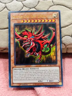Yugioh Slifer the Sky Dragon EGS1-EN001 Ultra Rare 1st Ed LP - Image 1