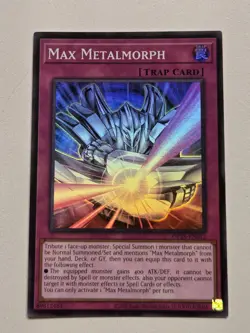 Max Metalmorph OP28-EN012 Super Rare Yugioh OTS Tournament Pack 28 Mint - Image 1