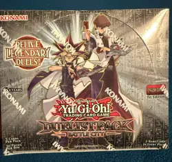 Yugioh Duelist Pack Battle City Booster Box 1st Edition Sealed - Image 1