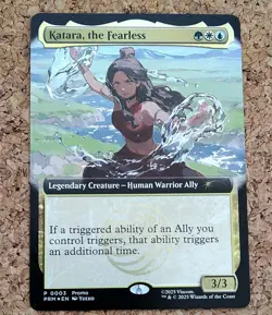 Magic The Gathering X Avatar Katara The Fearless Promo Card San Diego Comic Con - Image 1