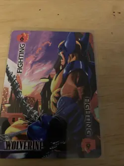 WOLVERINE 1995 FLEER MARVEL OVERPOWER TRADING CARD GAME FIGHTING 6 2A9 - Image 1