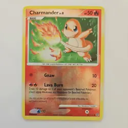 Pokemon TCG - Charmander 82/132 DP Secret Wonders Reverse Holo Card - LP - Image 1