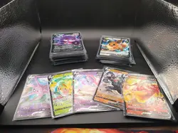 x86 Pokemon Sword & Shield Rare Holo V Card Lot - English NM - Image 1