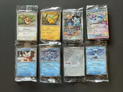 Pokemon 2025 Holiday Calendar Stamped Full Set Of 8 Cards - Individually Sealed - Image 1
