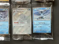 Pokemon 2025 Holiday Calendar Stamped Full Set Of 8 Cards - Individually Sealed - Image 4