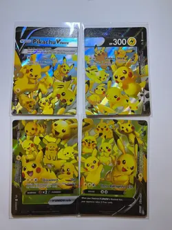 Pikachu V-Union Promo Cards Near Mint - Image 1