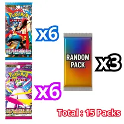 15 Packs Mega Brave + Mega Symphonia Pokemon Card Booster Sealed Korean (6+6+3) - Image 3