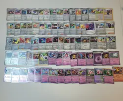 Pokemon Card Lot Holo - Team Rocket's Energy Silver, Purple - Image 1