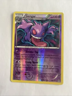 Pokemon Gengar TCG Reverse Holo Rare Card XY Breakthrough 60/162 - Image 1
