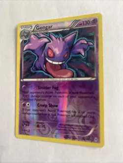 Pokemon Gengar TCG Reverse Holo Rare Card XY Breakthrough 60/162 - Image 3