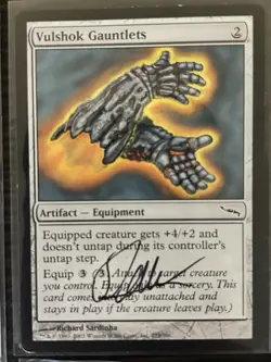 *AB-1 Mixed Lot Of Signed By Magic The Gathering Cards - Image 4