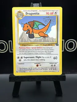 Pokemon TCG Dragonite 5 Black Star Promo Card WB The First Movie LP - Image 2