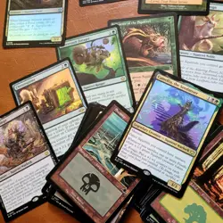 Magic Commander Deck MTG 100 - SQUIRREL's Tribal Green & Black Fun Kindred Cards - Image 1