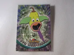 Weepinbell Blue Logo Topps Pokemon Card LP - Image 1