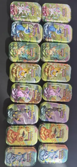 Pokemon Prismatic Evolutions Costco Tins - With Markers + 1 Set Of Promo Cards - Image 1