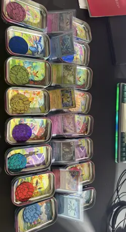 Pokemon Prismatic Evolutions Costco Tins - With Markers + 1 Set Of Promo Cards - Image 2
