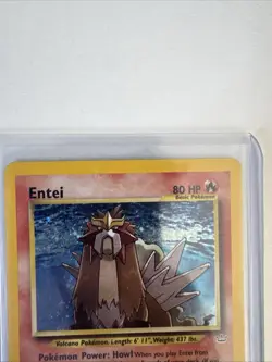 Entei Holo Rare 6/64 Neo Revelation 2001 WOTC Vintage Pokemon Card - Image 2