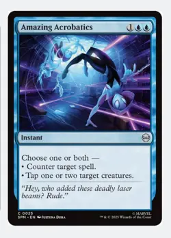 Amazing Acrobatics (Spider-Gwen) | MTG Marvel | NM Counterspell Ghost-Spider - Image 1