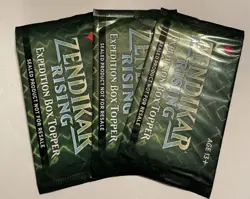 Zendikar Rising Expedition Box Topper Packs Lot Of 3 - Image 1