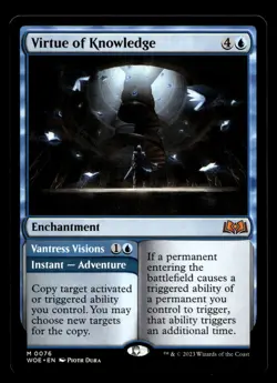 Virtue of Knowledge 76 M Wilds of Eldraine - Image 1