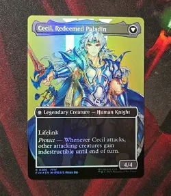 Cecil, Dark Knight Borderless Foil Rare FIN MTG - Image 2
